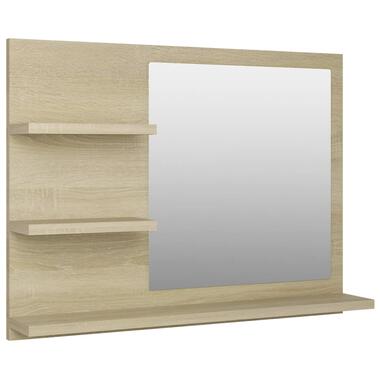 vidaXL Miroir de salle de bain Chêne sonoma 60x10,5x45 cm Aggloméré product