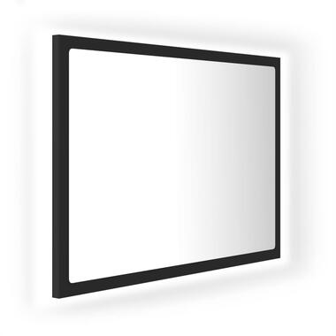 vidaXL Miroir à LED de salle de bain Gris 60x8,5x37 cm Acrylique product