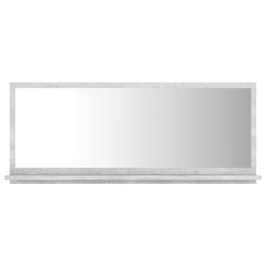 vidaXL Miroir de salle de bain Gris béton 90x10,5x37 cm Aggloméré product