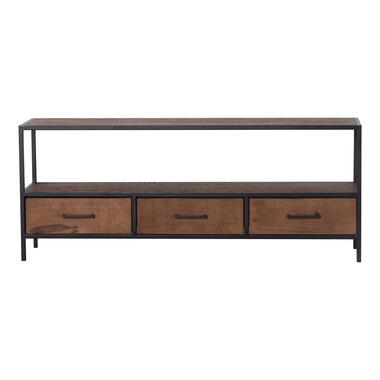 TV Meubel Zwart - Hout & Metaal - 150x45x60cm - Tv-meubel Henk 150cm Giga Meubel product