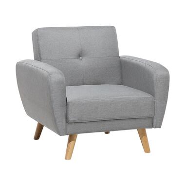Beliani Fauteuil coin lecture FLORLI - Gris polyester product