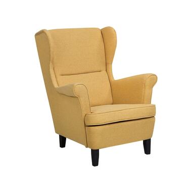 Beliani Oorfauteuil ABSON - geel polyester product
