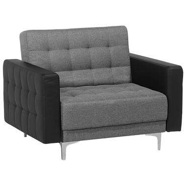 Beliani Fauteuil Chesterfield ABERDEEN - Gris polyester product