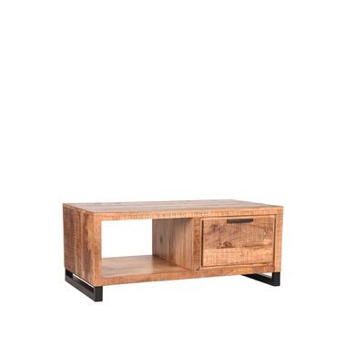 LABEL51 Table basse Glasgow - Brut - Bois de manguier - 110x60 cm product