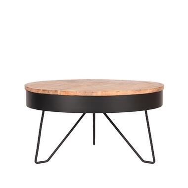 LABEL51 Table basse Saran - Noir - Métal - Ronde - 80 cm product