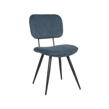 LABEL51 Chaise de salle à manger Vic - Bleu - Ribcord product
