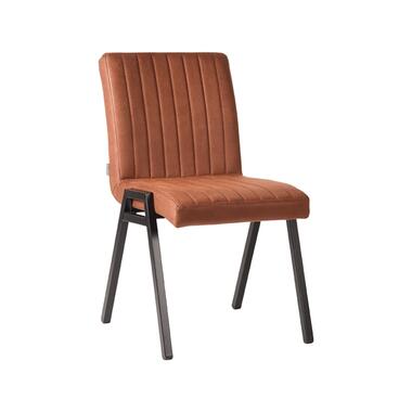 LABEL51 Chaise de salle à manger Matz - Cognac - Microfibre product