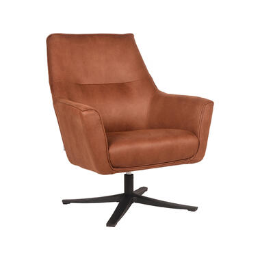 LABEL51 Fauteuil Tod - Cognac - Microfiber product