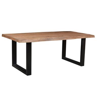 Brix - Bruine Eetkamertafel Brix - U Poot - Mangohout - 240 cm product