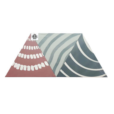 Art for the Home - Toile Triangle Set of 3 - Triangle abstrait - 3x product