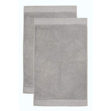 Seahorse badmat Pure - Grijs - 50 cm x 90 cm - Set van 2 product