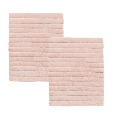 Seahorse badmat Board - 50x60 cm - Pearl Pink - Set van 2 product