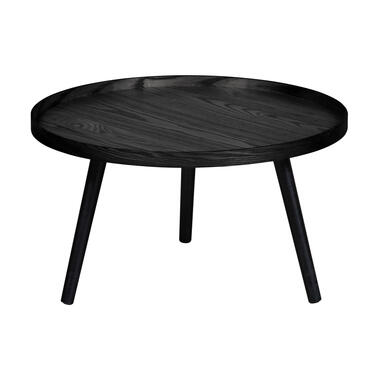 Table d'Appoint - Bois - Noir - 34x60x60 - WOOOD - Mesa product
