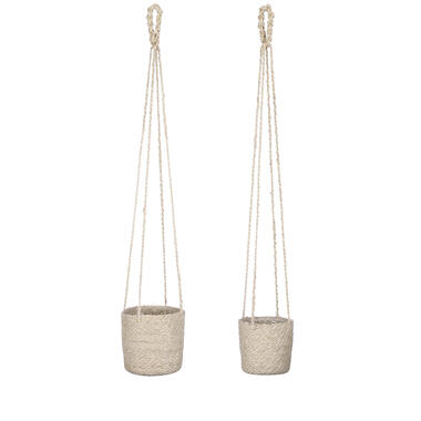 Mica Decorations Atlantic Lot de 2 paniers à plantes - Ø16 cm - Crème product