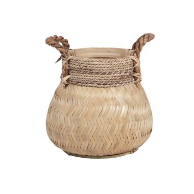 Panier naturel - bambou - 34x34x24cm - Giga Meubel product