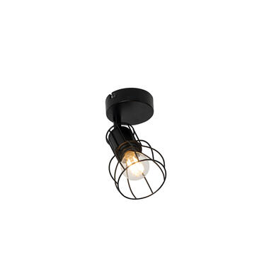 Qazqa spot moderne en acier noir orientable - botu product