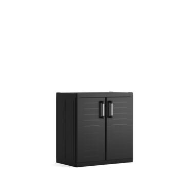 Keter Detroit armoire Basse - 2 étagères - 89x54x93 cm - Noir product
