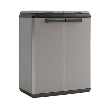 Keter armoire recyclage Split basic - 68x39x85 cm - gris foncé/noir product