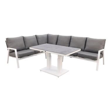 VDG Azoren lounge dining set links - white (tafel verstelbaar) product