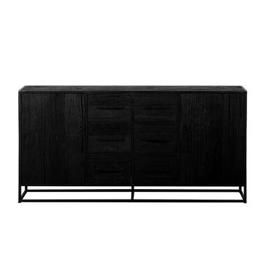 Dressoir Zwart Hout - 180x40x90cm - Pure Black product