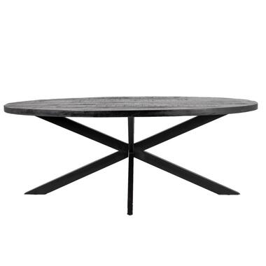 Table de salle à manger Mansour - ovale noir bois de manguier - 240 cm product