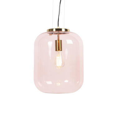 Qazqa hanglampen bliss roze e27 product