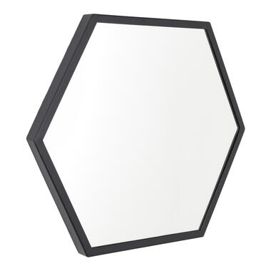 LOFT42 Miroir Mural Hexagone Moyen - Noir - 46x41 product