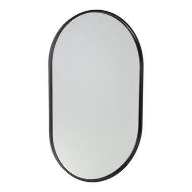 Fragix Boston Miroir Ovale - Noir - Métal - 80x50 product