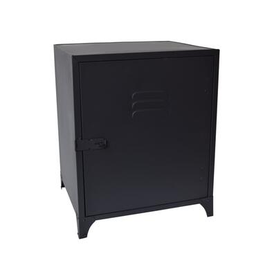 LOFT42 Locker Nachtkastje - Metaal - Mat Zwart - 50x40x35 product