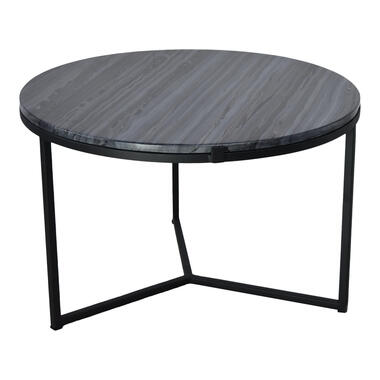 LOFT42 Table d'appoint ronde en marbre Noir - Métal - Marbre - Ø60x38 product