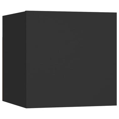 vidaXL Table de chevet Noir 30,5x30x30 cm Bois d'ingénierie product