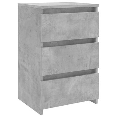 vidaXL Table de chevet Gris béton 40x35x62,5 cm Aggloméré product