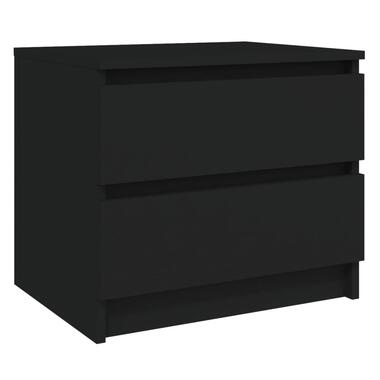 vidaXL Table de chevet Noir 50x39x43,5 cm Aggloméré product