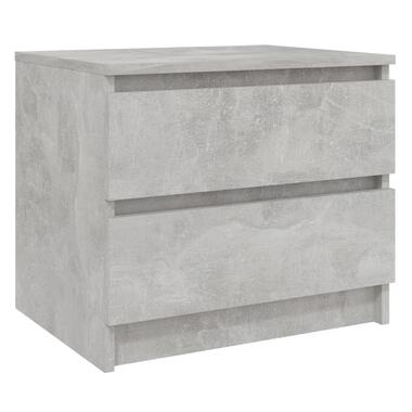 vidaXL Table de chevet Gris béton 50x39x43,5 cm Aggloméré product