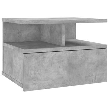 vidaXL Table de chevet flottante Gris béton Bois d'ingénierie product