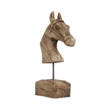 Ornament op voet Horse - Hout - 25x14x48cm product