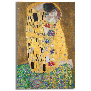 Peinture Klimt Le Baiser 90x60 cm Jaune product