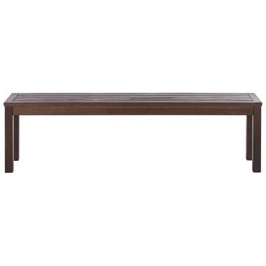 Banc de jardin en bois d'eucalyptus foncé 160 cm TUSCANIA product