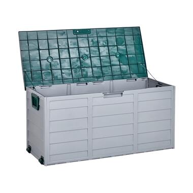 LOCARNO - Kussenbox - Grijs/Groen - 112 cm - Synthetisch materiaal product