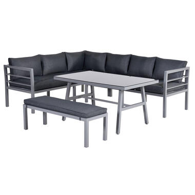 Garden Impressions Blakes lounge dining set arctic grey donker grijs product