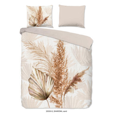 Good Morning Housse de couette "feuilles" - Sable - (140x200/220 cm) - Coton product