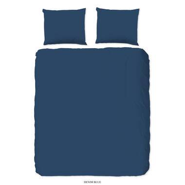 Good Morning Housse de couette "uni dessin" - Bleu - (240x200/220 cm) - Coton product