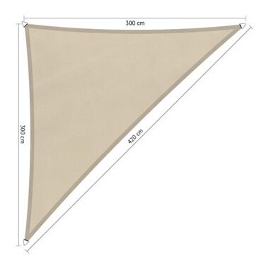 Paquet complet : Shadow Comfort hydrofuge, triangle 3x3x4,2m Island White product