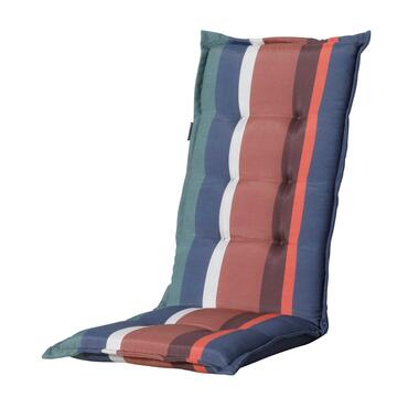 Madison Tuinkussens hoge rug Stripe blue 123x50 Blauw product