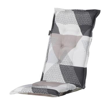 Madison Tuinkussens hoge rug Triangle grey 123x50 Groen product