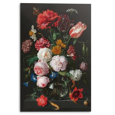 Glasschilderij Stilleven met bloemen 120x80 cm Bont Acryl product