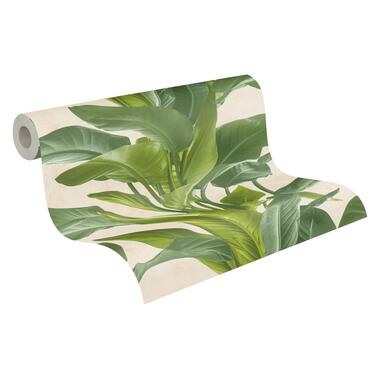 Livingwalls behangpapier - tropische bladeren - groen - 53 cm x 10,05 m - AS product