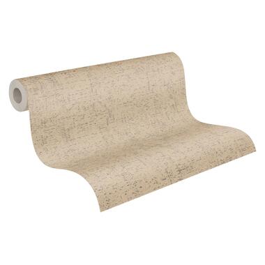 Livingwalls behangpapier - effen - zand beige - 53 cm x 10,05 m - AS product