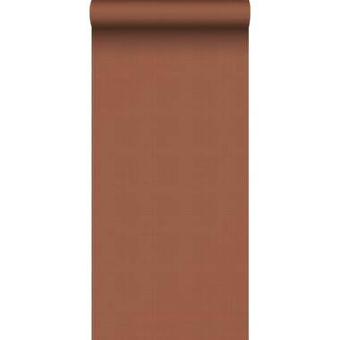 ESTAhome behangpapier - linnenstructuur - terracotta - 0,53 x 10,05 m product