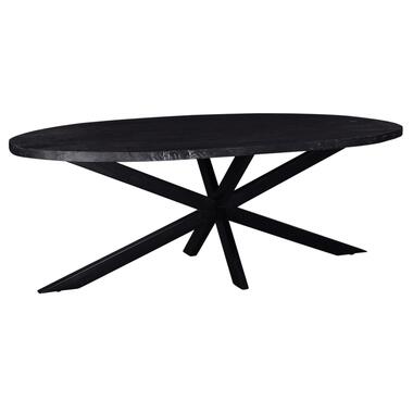 Table de salle à manger ovale Pure Black - manguier noir - 220 cm product